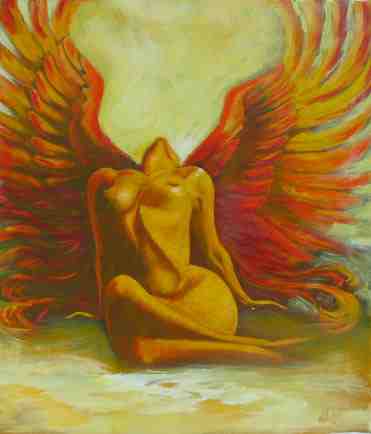 Angel healing art